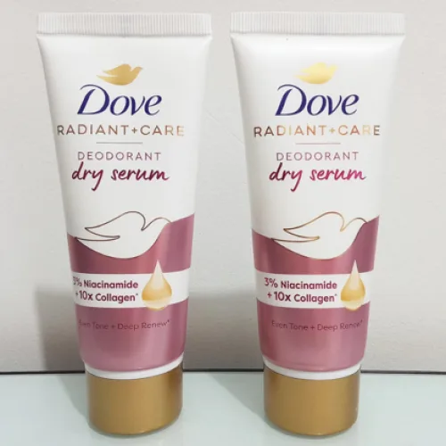 Kem Khử Mùi Tinh Chất Serum Dưỡng Sáng, Khử Mùi, Làm Đều Màu Da Dove 3% Niacinamide & 10x Collagen 50ml