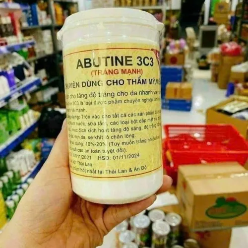 Kem Kích Trắng Abutine 3C3 Super White 500g