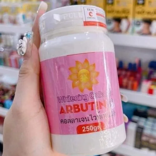 Kem Kích Trắng Abutine 500g Màu Hồng