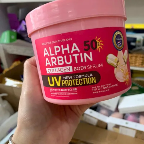 Kem kích trắng da chống nắng body Alpha Arbutin Thái Lan