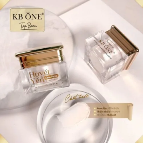 Kem Nám Huyết Yến KB One  Với công trình nghiên cứu tỉ mỉ của các nhà nghiên cứu có chuyên môn cao cùng với thiết bị hiện đại nhất