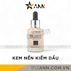 Kem Nền Catrice HD Liquid Coverage Foundation 30ml - Hàng Xách Tay