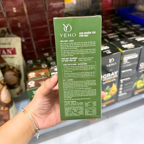 Kem Nhuộm Phủ Bạc Yeho C4 Màu Nâu Mật Ong - Kem Nhuộm Yeho