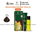 Kem Nhuộm Phủ Bạc Yeho C5 Màu Nâu Hạt Dẻ - Kem Nhuộm Yeho