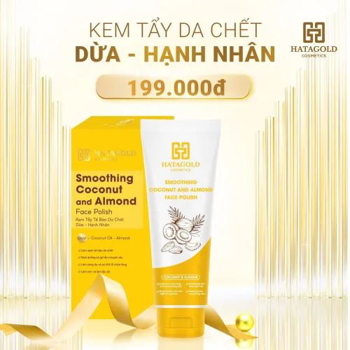 Kem Tẩy Da Chết Dừa Hạnh Nhân Hatagold Cosmetics