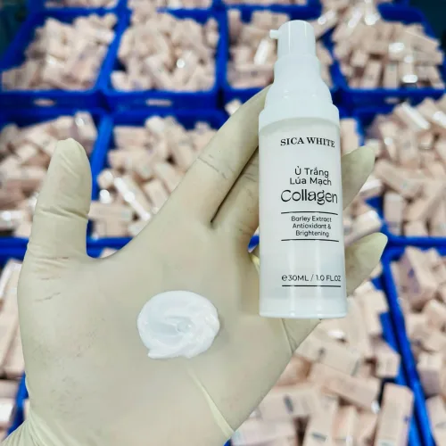 Kem Ủ Trắng Lúa Mạch Collagen Sica White