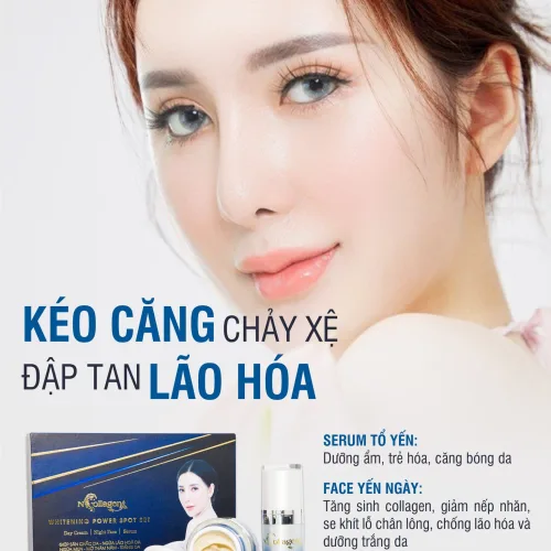 Kéo căng chảy xệ đập tan lão hóa với Combo Yến Ncollagen