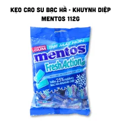 Kẹo Cao Su Mentos Hương Bạc Hà 112g