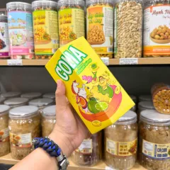Kẹo Có Nhân Hương Chanh Gừng GOLIA Hộp Giấy Lục Giác 105,6g