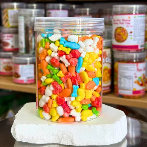 Kẹo Cứng Ngũ Sắc Hương Vị Trái Cây 500g - Hộp Pet