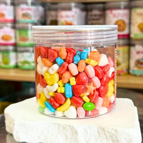 Kẹo Cứng Ngũ Sắc Hương Vị Trái Cây Mini 300g - Hộp Pet