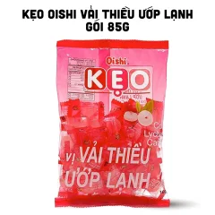 Kẹo Cứng OISHI Vị Vải Thiều Ướp Lạnh 85g - Bịch Hồng