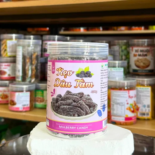 Kẹo Dâu Tằm 400g - Hộp Pet