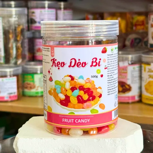 Kẹo Dẻo Bi 500g - Hộp Pet