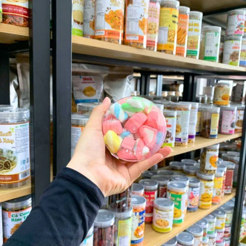 Kẹo Dẻo Bông Marshmallow Mini 150g - Hộp Pet