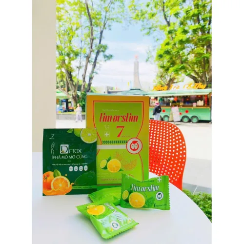 Kẹo Dẻo Hỗ Trợ Giảm Mỡ Lim or Slim EZ Beauty Hộp 7 Viên