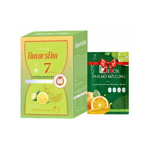Kẹo Dẻo Hỗ Trợ Giảm Mỡ Lim or Slim EZ Beauty Hộp 7 Viên