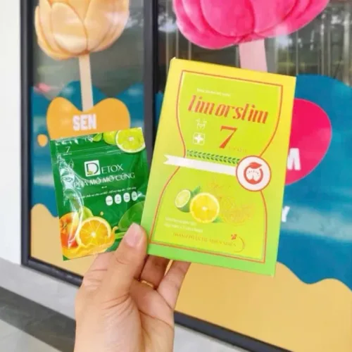 Kẹo Dẻo Hỗ Trợ Giảm Mỡ Lim or Slim EZ Beauty Hộp 7 Viên