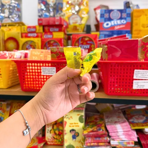 Kẹo Dẻo Ô Mai Vị Chanh Muối Hàng Xá 100g