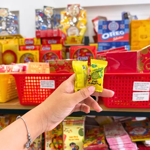 Kẹo Dẻo Ô Mai Vị Chanh Muối Hàng Xá 100g