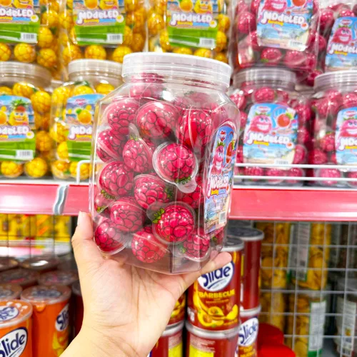 Kẹo Dẻo Sugarsky Bursting Gummies Hương Dâu 600g