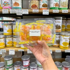 Kẹo Dẻo Trái Cây Có Nhân Vị Xoài Vàng Bóc Vỏ Hàng Xá 200g/Hộp