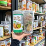 Kẹo Dừa Nướng - Kẹo Dừa Cuộn Bánh Phồng Mix 7 Vị Thơm Ngon 300g Hộp Pet