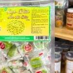 Kẹo Dừa Non Lá Dứa 500g - Túi Zip Trong