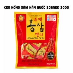 Kẹo Hồng Sâm Hàn Quốc Sobaek 200g
