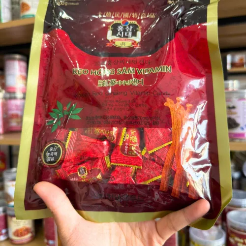 Kẹo Hồng Sâm Vitamin 200g - Kẹo Sâm Đỏ Hàn Quốc