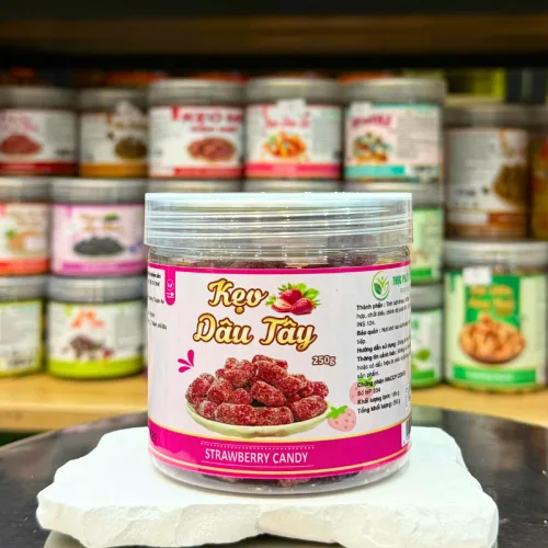 Kẹo Hương Dâu Tây Mini 250g - Hộp Pet