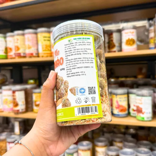 Keo Me Cam Thảo Thơm Ngon 500g - Hủ Pet