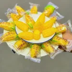 Kẹo Ngô - Kẹo Bắp Bóc Vỏ Nhân Chảy Hàng Xá 200g/Hộp