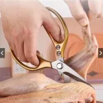 Kéo Nhật Kapusi Lưỡi Thép SK5 Dụng Cụ Làm Bếp Đa Năng 21.5x9.5cm