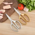 Kéo Nhật Kapusi Lưỡi Thép SK5 Dụng Cụ Làm Bếp Đa Năng 21.5x9.5cm