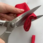 Kéo Nhật Kapusi Lưỡi Thép SK5 Dụng Cụ Làm Bếp Đa Năng 21.5x9.5cm