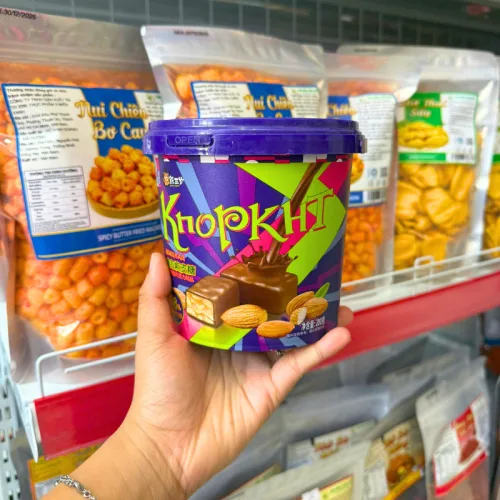 Kẹo Socola Hạnh Nhân Knopkht - Kẹo Socola Knopkht Thơm Ngon Hộp 200g