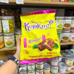 Kẹo Sô Cô La Đậu Phộng Kopknop 500g Túi Vàng - Kẹo Socola Thơm Ngon