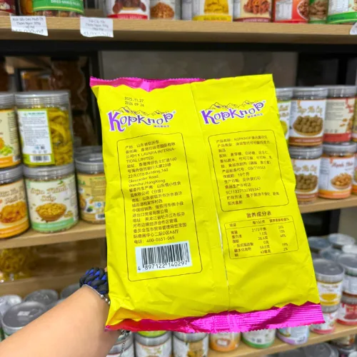 Kẹo Sô Cô La Đậu Phộng Kopknop 500g Túi Vàng - Kẹo Socola Thơm Ngon