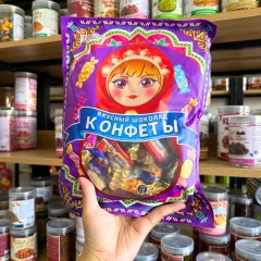 Kẹo Socola Búp Bê Nga Màu Tím Thơm Ngon 500g