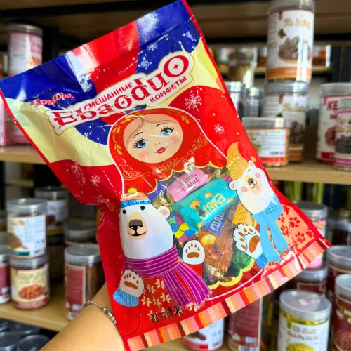 Kẹo Socola Gấu Bắc Cực Nga Ebaoduo - Kẹo Búp Bê Nga Thơm Ngon