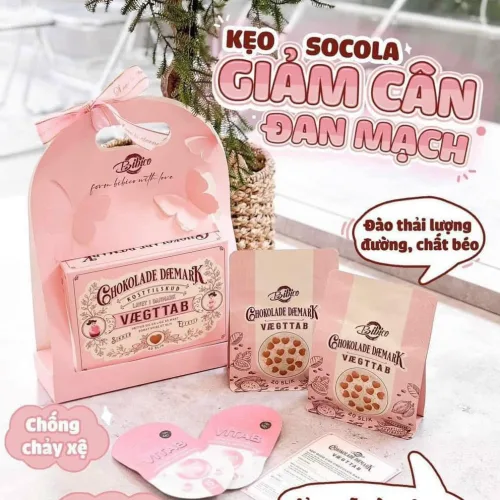 Kẹo Socola Giảm Cân Chokolade Danmark Vaegttab