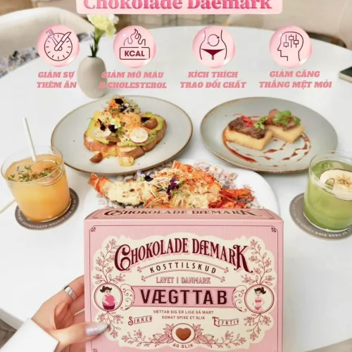 Kẹo Socola Giảm Cân Chokolade Danmark Vaegttab  Phiên bản mới từ Đan Mạch
