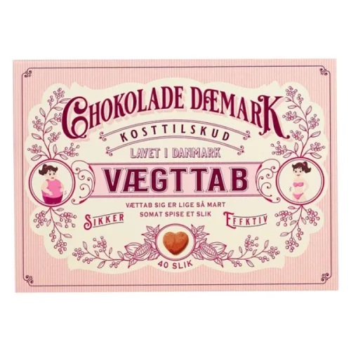 Kẹo Socola Hồng Giảm Béo Đan Mạch Chokolade Vaegttab