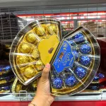 Kẹo Socola Hộp Hình Cánh Quạt HONGYA 10 viên 105g