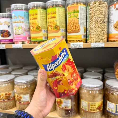 Kẹo Sữa Caramel ALPENLIEBE Hình Trụ Tết 101,5g