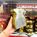Kẹo Sữa KING HENRY BONART Nhân Trái Cây Hình Túi Tiền Hộp Thiếc 2 Màu 90g