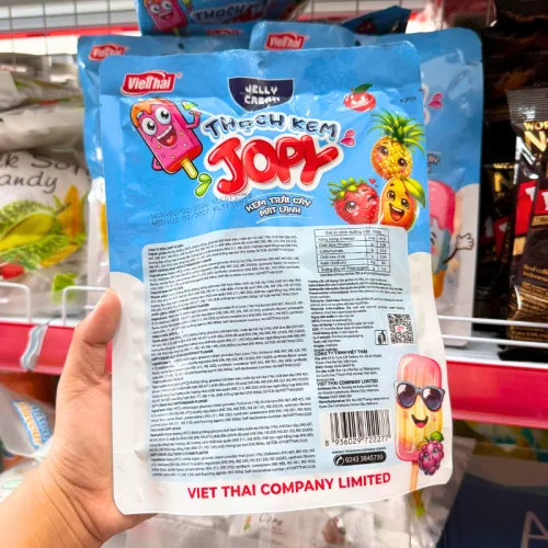 Thạch Kem Trái Cây Jopy Vietthai 270g - Bịch 20 Que