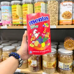 Kẹo Trái Cây Hỗn Hợp MENTOS Hộp Trụ TẾT 105,3g