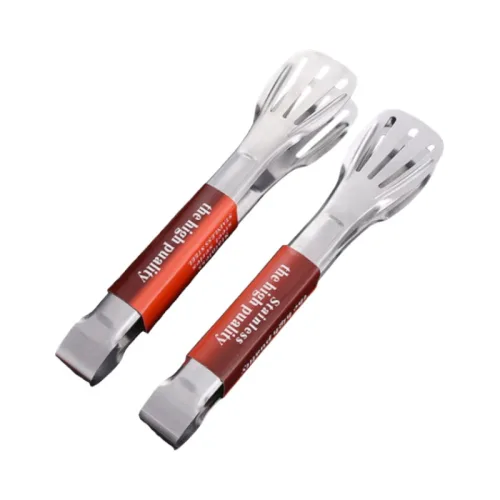 Kẹp Gắp Thức Ăn Bằng Inox - Kẹp Gắp Đồ Nướng Gắp Thịt Đầu Khía 28,5cm